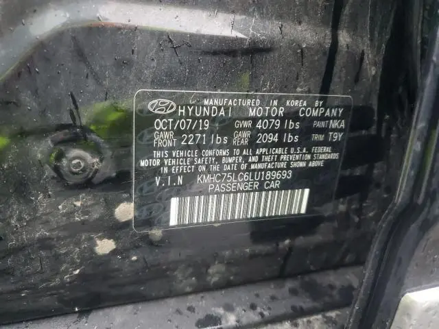 2020 HYUNDAI IONIQ SE  