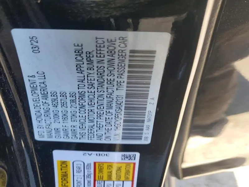 2025 HONDA ACCORD HYBRID SPORT  
