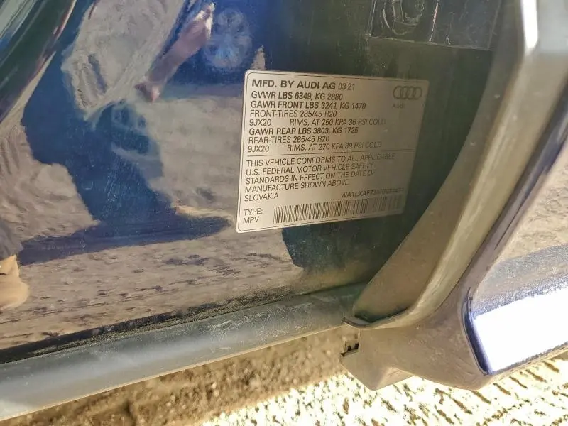 2021 AUDI Q7 PREMIUM PLUS  