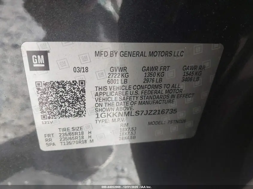 2018 GMC ACADIA SLT-1