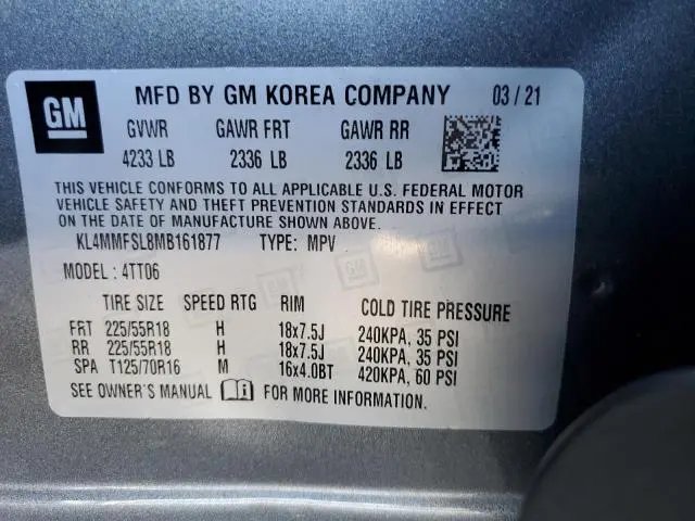 2021 BUICK ENCORE GX ESSENCE  