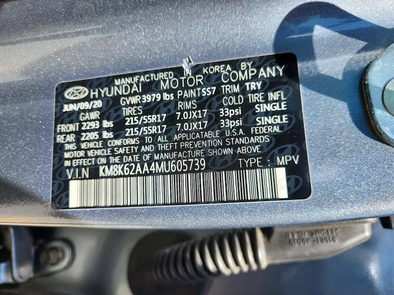 2021 HYUNDAI KONA SEL PLUS  