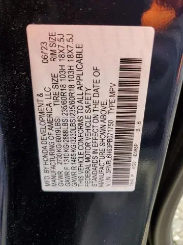 2023 HONDA ODYSSEY EXL  
