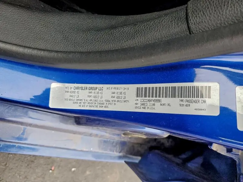 2015 CHRYSLER 200 LIMITED  