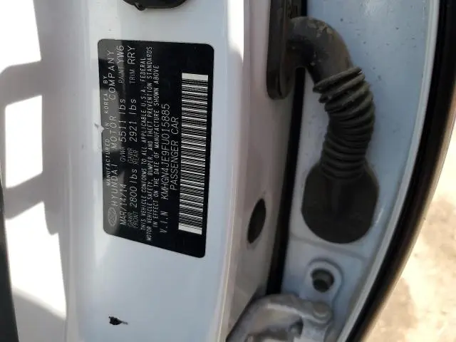 2015 HYUNDAI GENESIS 3.8L  