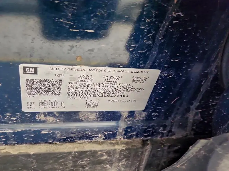 2020 CHEVROLET EQUINOX PREMIER  