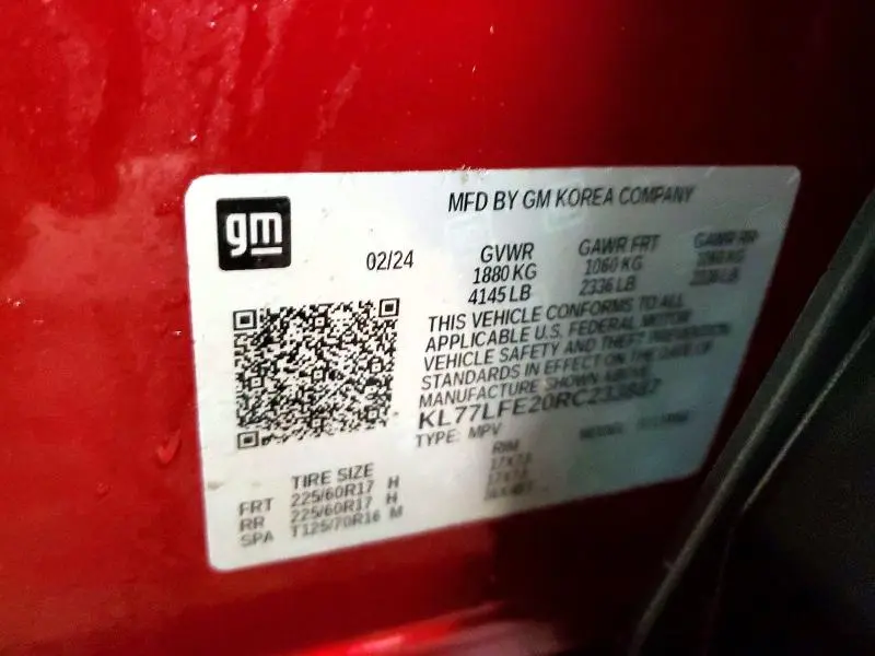 2024 CHEVROLET TRAX LS  