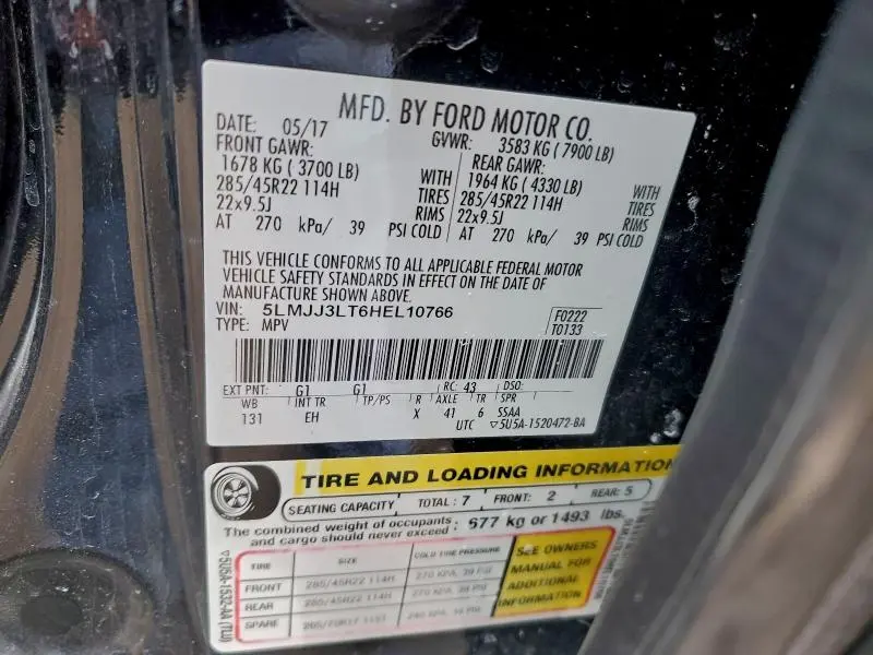 2017 LINCOLN NAVIGATOR L RESERVE  