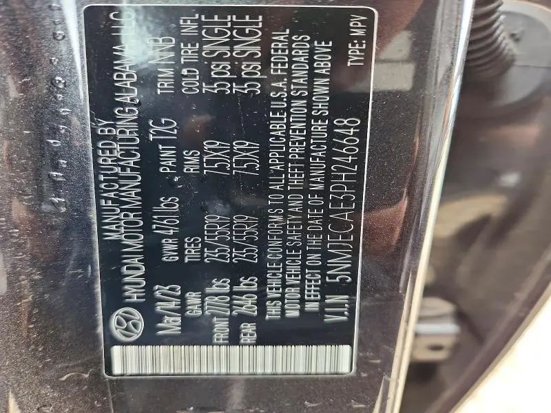 2023 HYUNDAI TUCSON LIMITED  