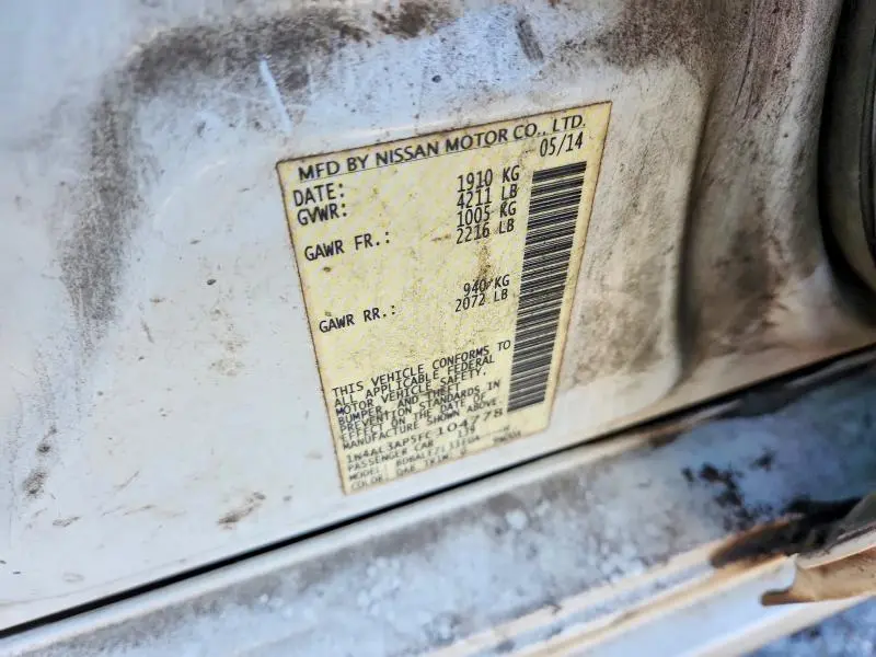 2015 NISSAN ALTIMA 2.5  