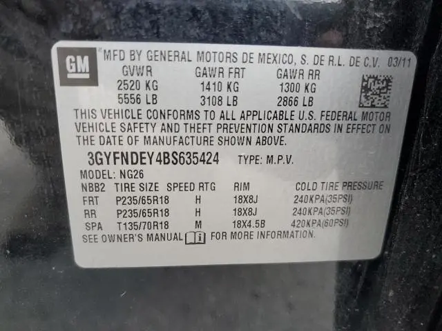 2011 CADILLAC SRX LUXURY COLLECTION  