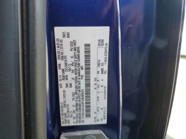 2015 FORD ESCAPE TITANIUM  