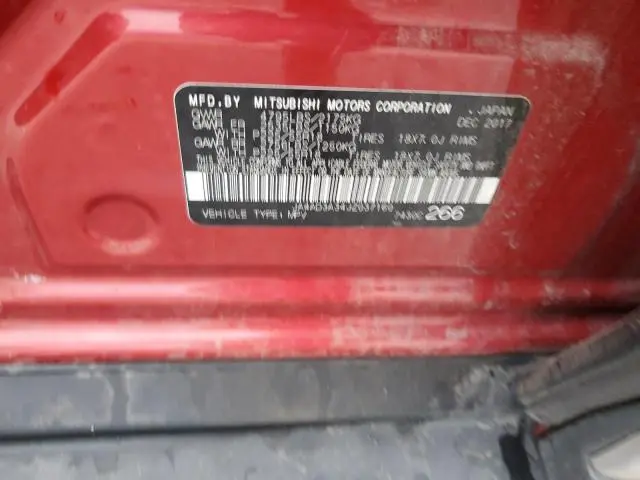 2018 MITSUBISHI OUTLANDER SE  