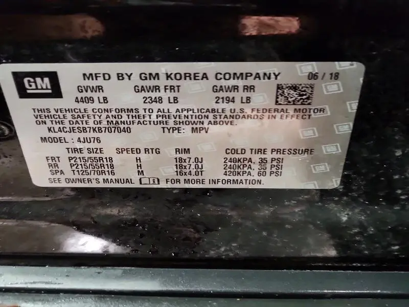 2019 BUICK ENCORE PREFERRED  