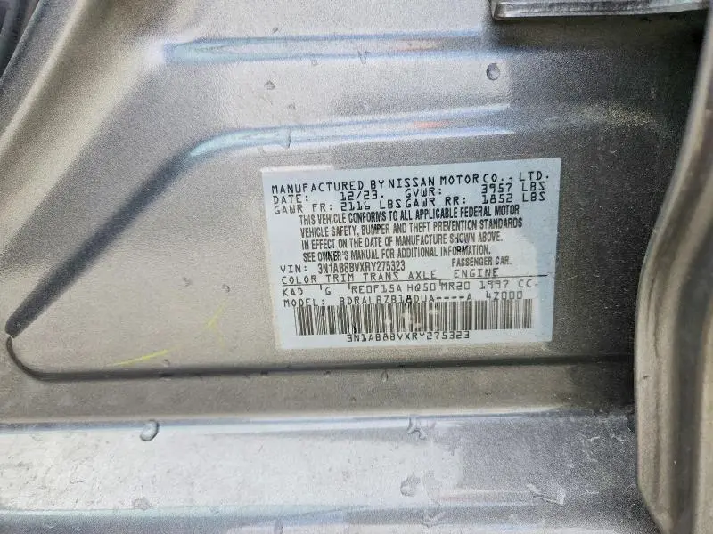 2024 NISSAN SENTRA S  