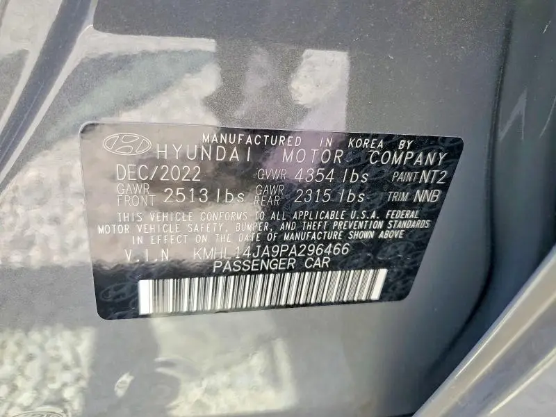 2023 HYUNDAI SONATA SEL  
