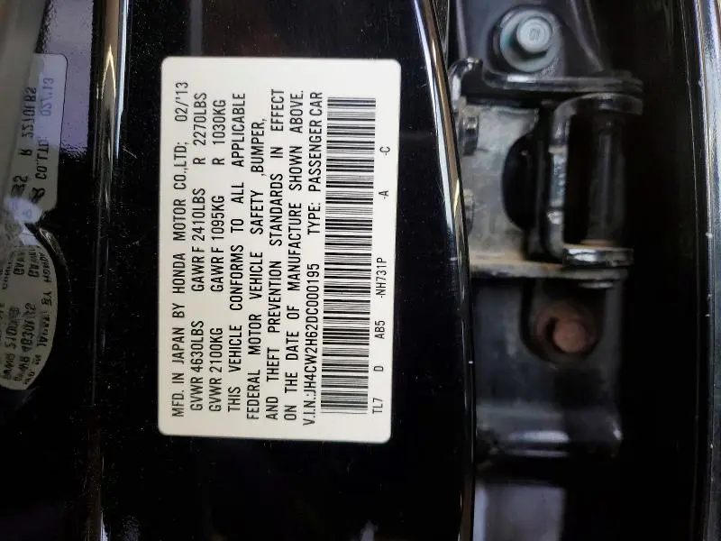 2013 ACURA TSX TECH  