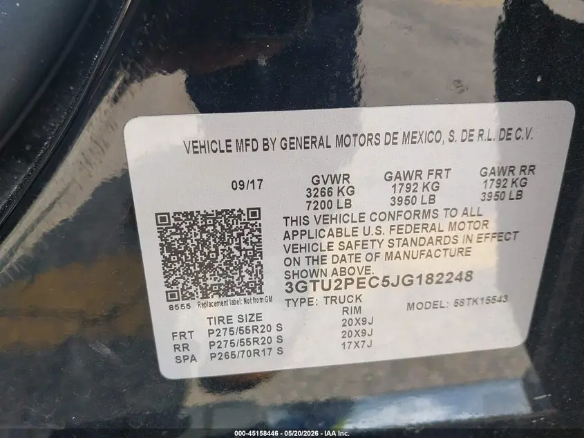 2018 GMC SIERRA 1500 DENALI