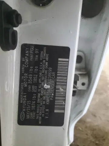 2016 HYUNDAI ACCENT SE  