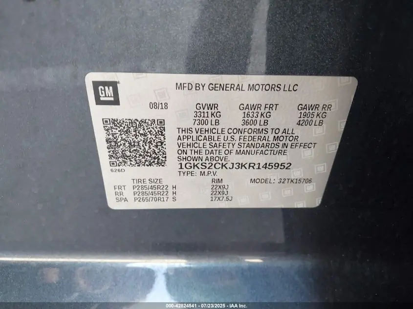2019 GMC YUKON DENALI