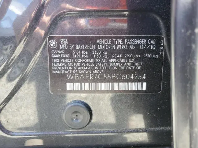 2011 BMW 535 I  
