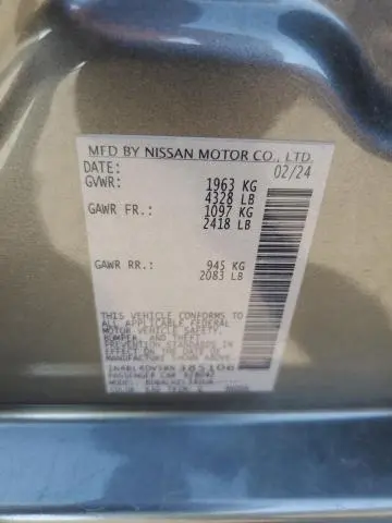 2024 NISSAN ALTIMA SV