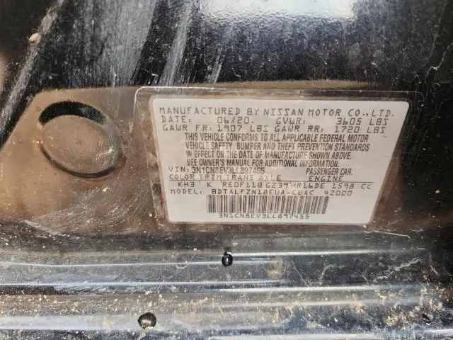 2020 NISSAN VERSA SV