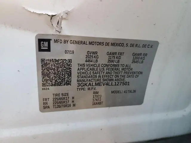 2020 GMC TERRAIN SLE  