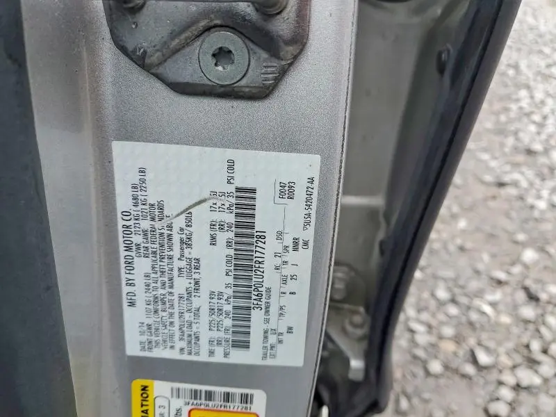 2015 FORD FUSION SE HYBRID  