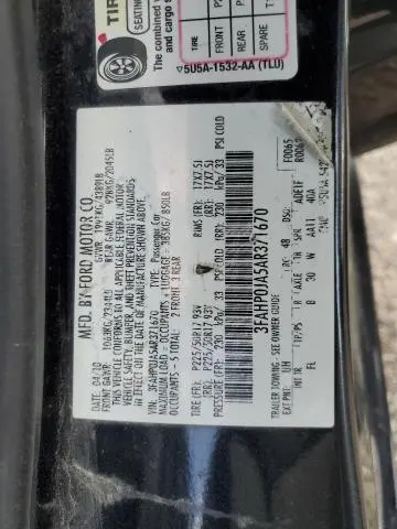 2010 FORD FUSION SEL  