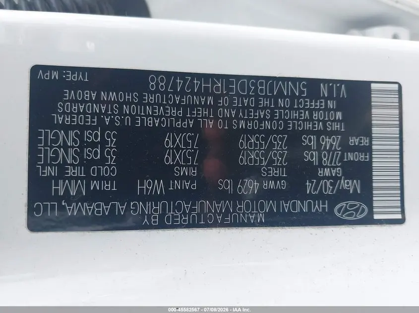 2024 HYUNDAI TUCSON SEL