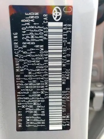 2023 TOYOTA COROLLA LE  