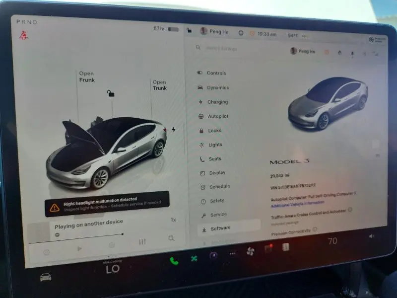 2023 TESLA MODEL 3   