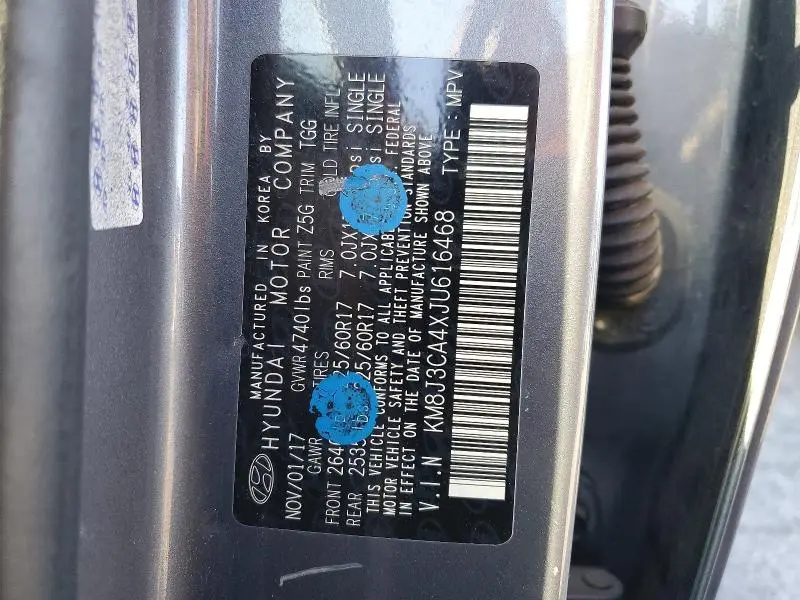 2018 HYUNDAI TUCSON SEL  