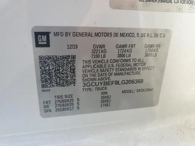 2020 CHEVROLET SILVERADO K1500 CUSTOM  