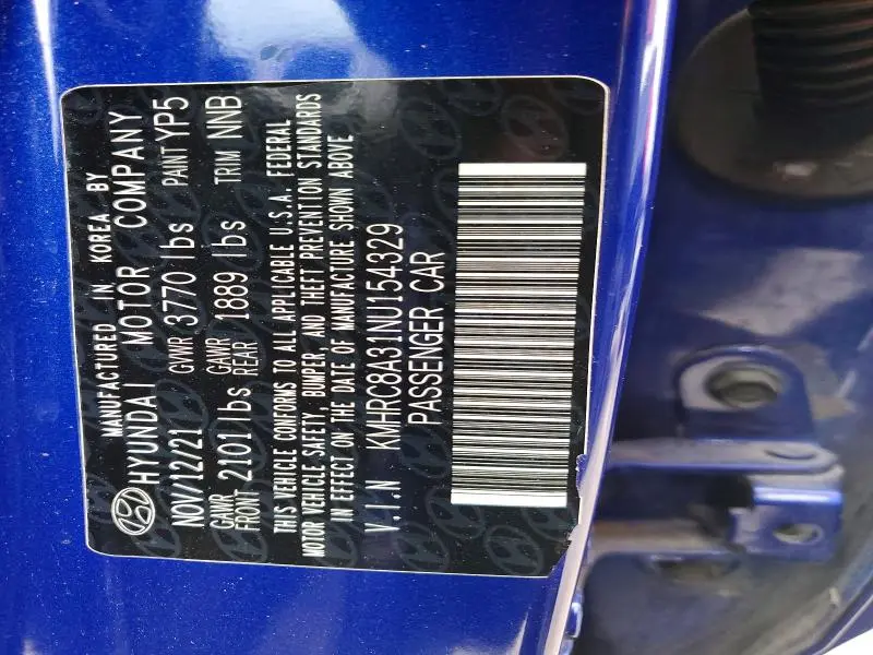 2022 HYUNDAI VENUE LIMITED  