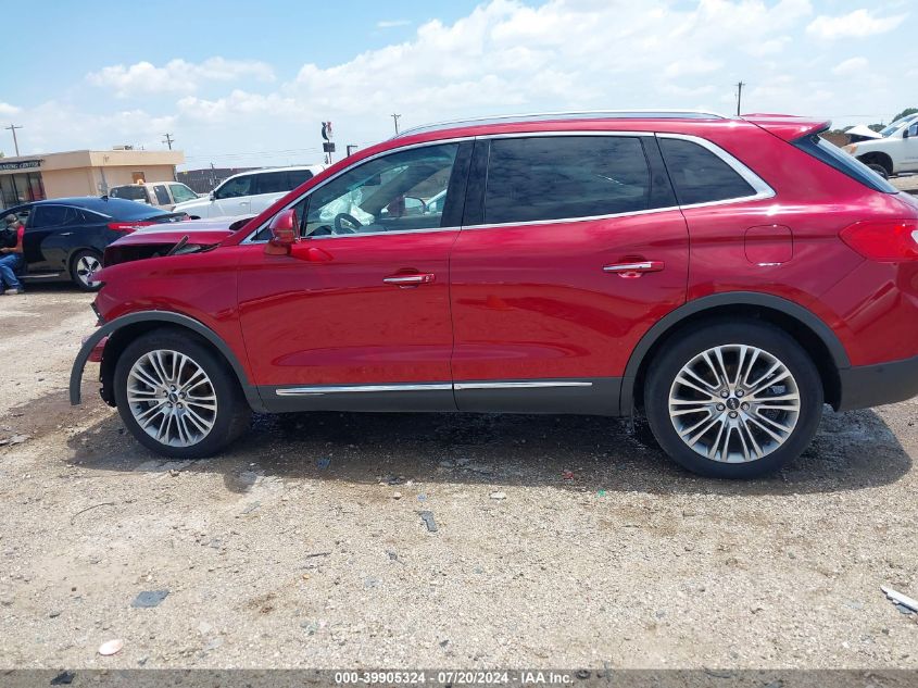 2018 LINCOLN MKX RESERVE