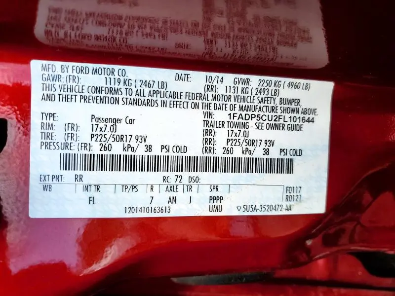 2015 FORD C-MAX PREMIUM SEL  