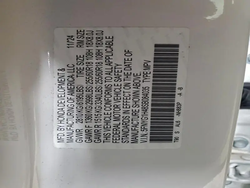 2025 HONDA PILOT EXL  