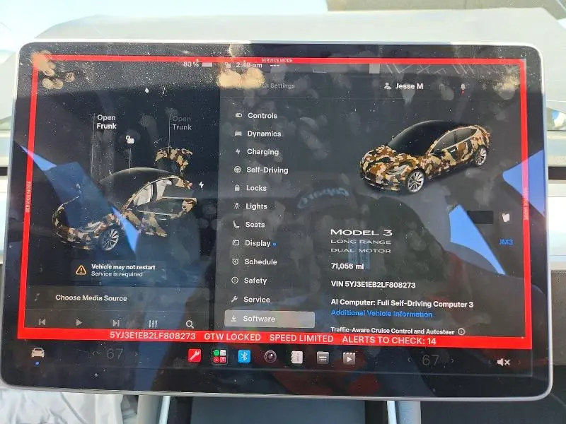2020 TESLA MODEL 3   