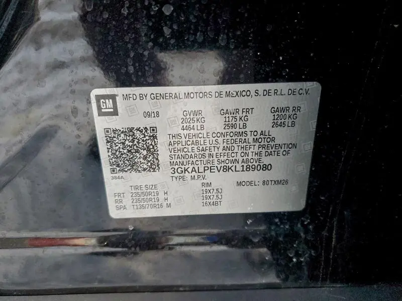 2019 GMC TERRAIN SLT  