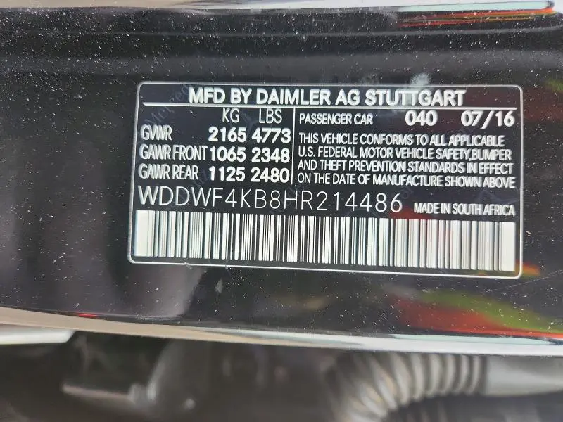 2017 MERCEDES-BENZ C 300 4MATIC  