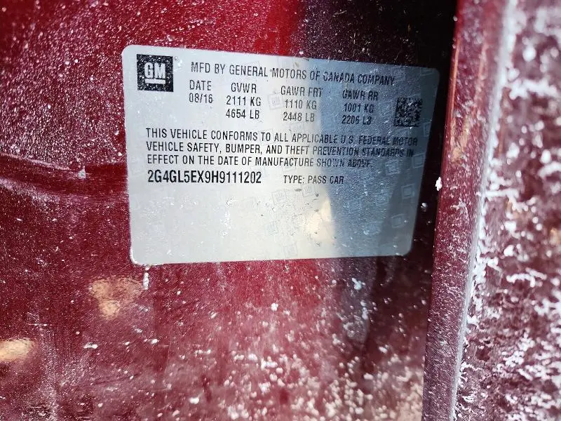 2017 BUICK REGAL SPORT TOURING  