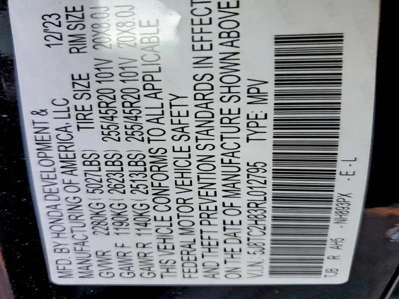 2024 ACURA RDX A-SPEC ADVANCE  