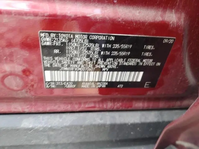 2021 TOYOTA RAV4 LIMITED  