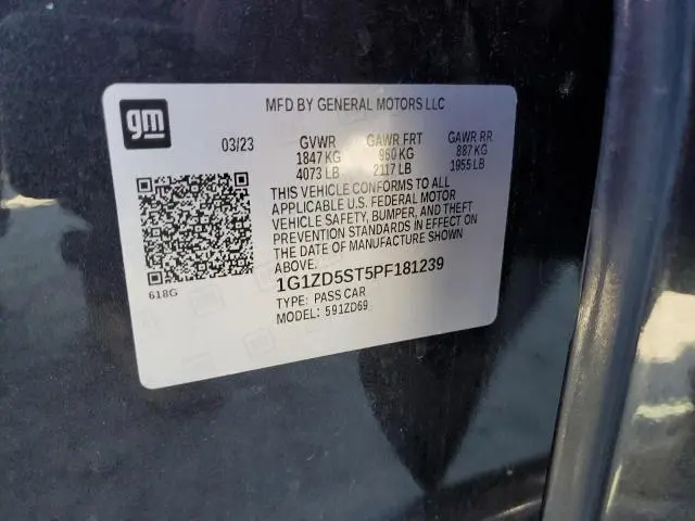 2023 CHEVROLET MALIBU LT  