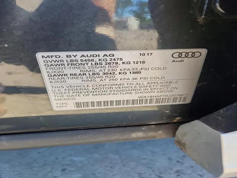 2018 AUDI Q5 PREMIUM PLUS  