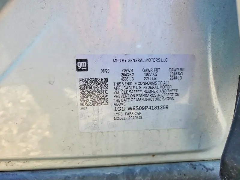 2023 CHEVROLET BOLT EV 1LT  