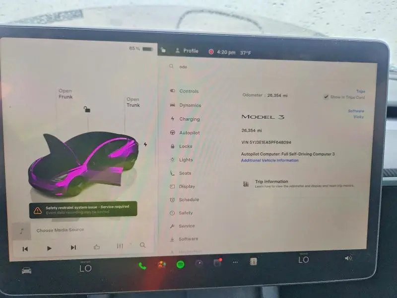 2023 TESLA MODEL 3   