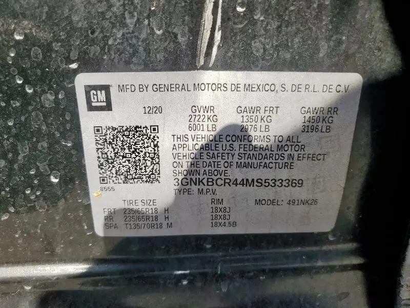 2021 CHEVROLET BLAZER 2LT  